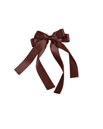 Funda de par maro din satin, accesoriu elegant si versatil - Fixare sigura pentru coafuri rafinate, ideala pentru orice ocazie
