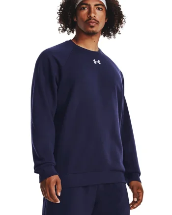 Bluza cu decolteu la baza gatului si maneci raglan pentru fitness Rival, Bleumarin