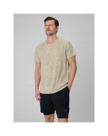 Tricou sport barbati  uscare rapida, bej