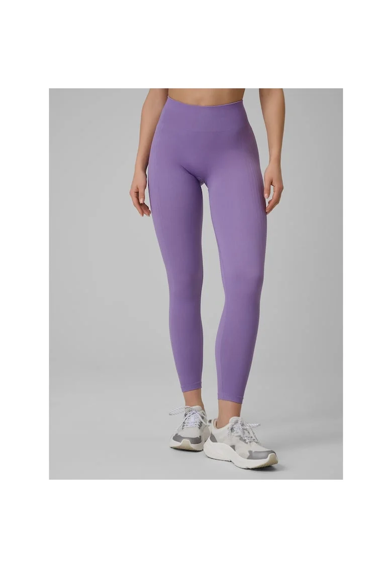 Pantaloni sport dama,  colanti de antrenament, violet, 4FDRY