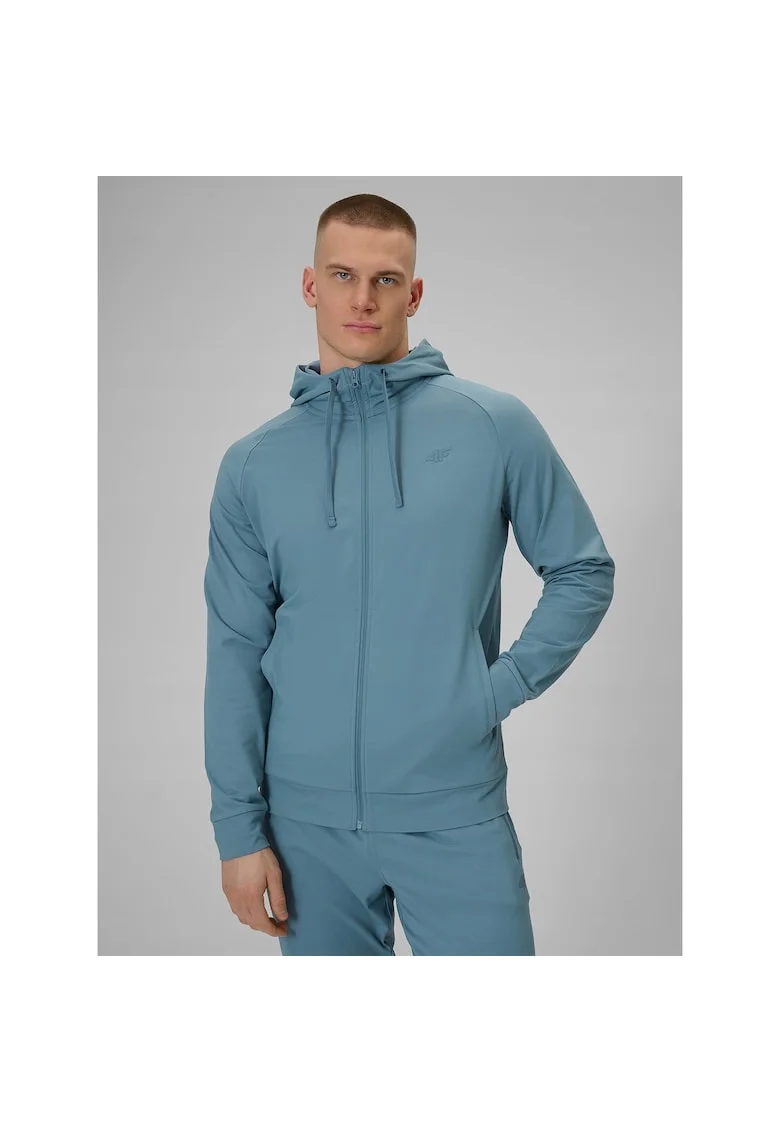 Hanorac sport barbati,  albastru, uscare rapida