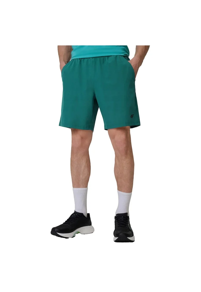 Pantaloni scurti sport barbati,  verde, uscare rapida,