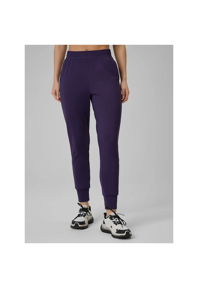 Pantaloni sport dama,  antrenament, violet, 4F Dry