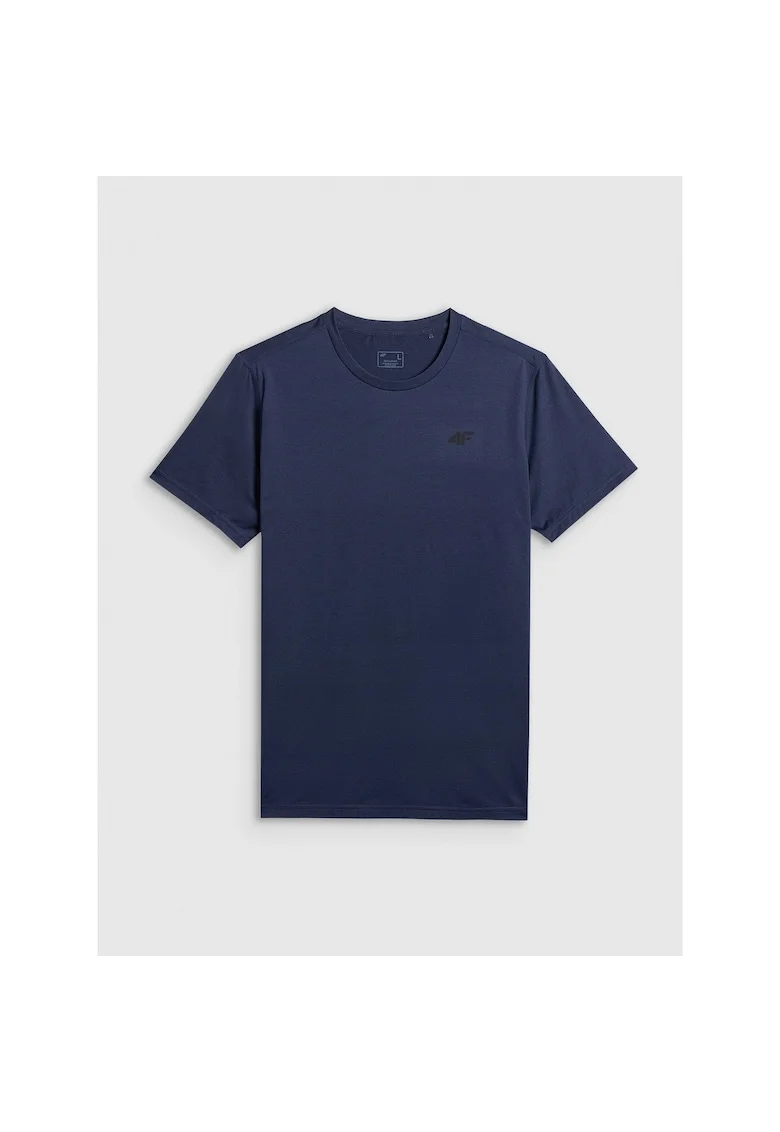 Tricou sport barbati  uscare rapida, sintetic, bleumarin