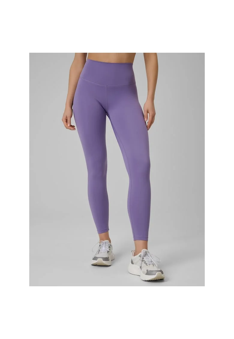 Colanti sport  violet, uscare rapida, talie inalta, pentru femei, antrenament