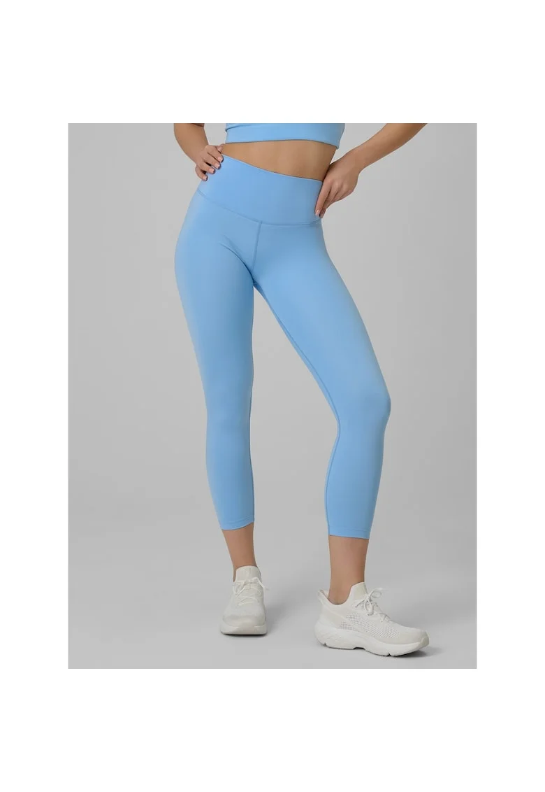 Pantaloni sport dama,  colanti 7/8, uscare rapida, albastru