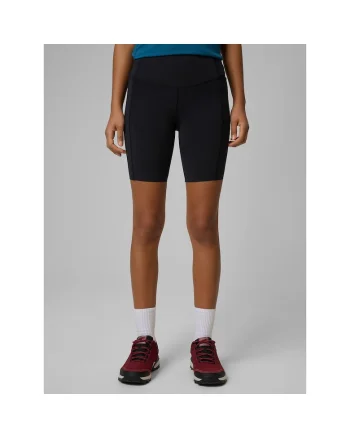 Colanti trekking dama  negru, tehnologie 4F Dry, talie inalta, buzunare laterale