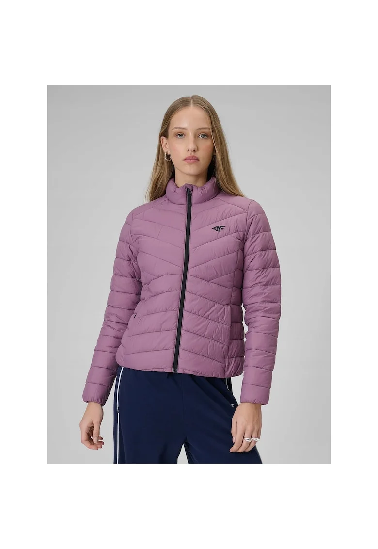 Jacheta sport dama,  geaca puf, hidrofoba, mov,