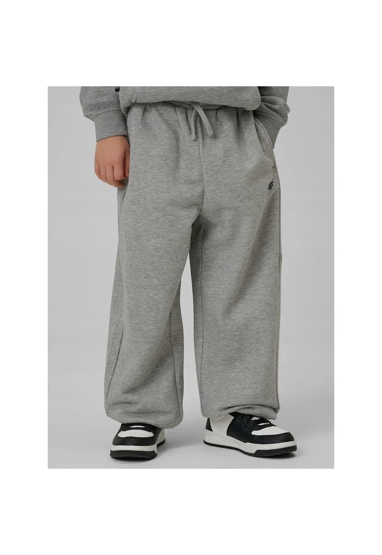 Pantaloni sport pentru baieti  bumbac, gri