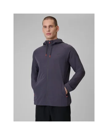 Hanorac sport barbati,  cu gluga, uscare rapida, gri