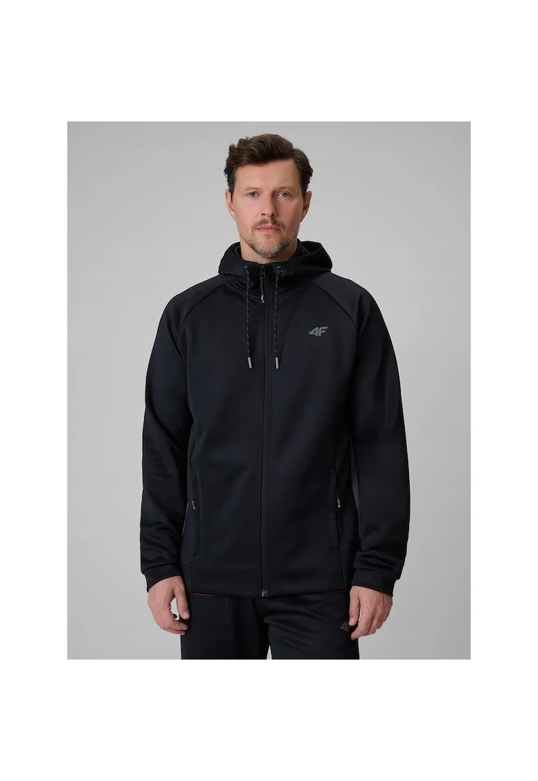 Hanorac sport barbati,  negru, uscare rapida