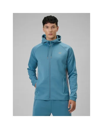 Hanorac sport barbati  albastru, tehnologie 4F Dry