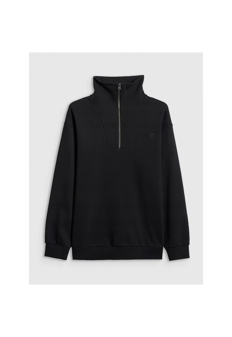 Hanorac sport barbati  negru, material mai gros, bumbac