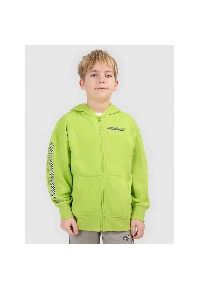 Hanorac sport baieti,  verde