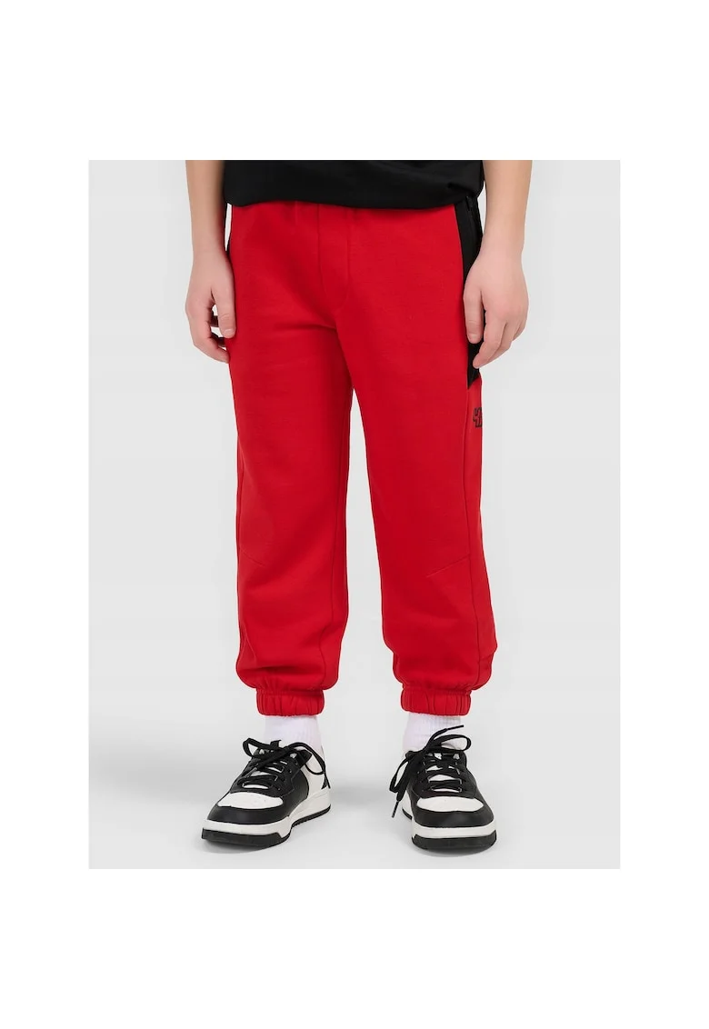 Pantaloni sport baieti,  rosii
