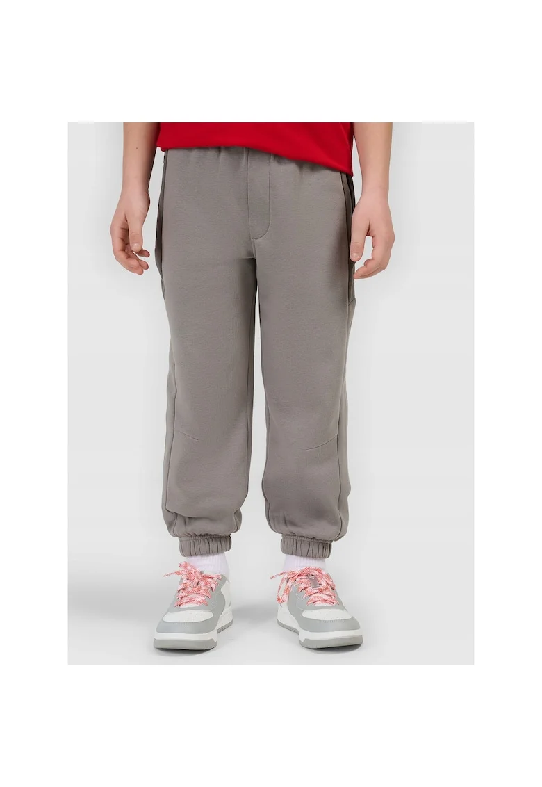 Pantaloni trening baieti,  gri