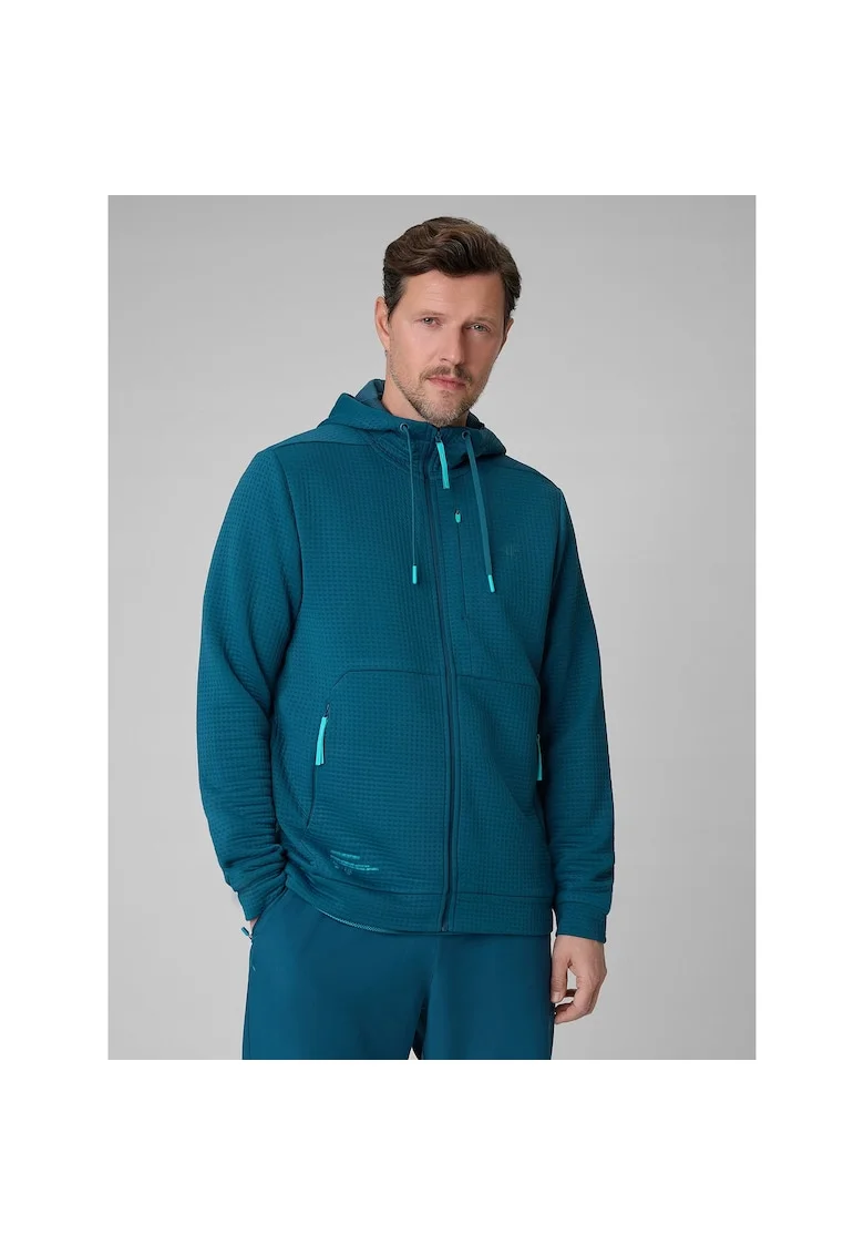 Hanorac sport barbati,  bleumarin, cu gluga