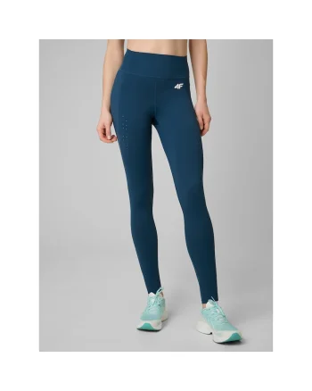 Pantaloni sport dama  colanti antrenament, turcoaz, uscare rapida