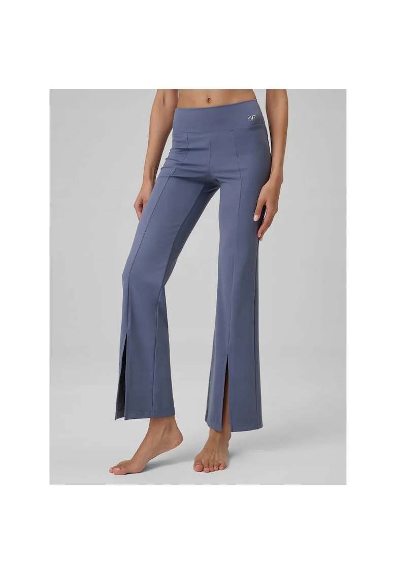 Pantaloni sport dama,  yoga, slim, uscare rapida, albastru