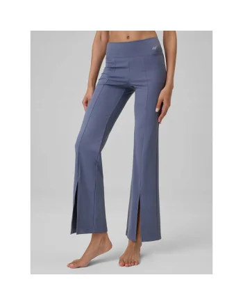 Pantaloni sport dama,  yoga, slim, uscare rapida, albastru