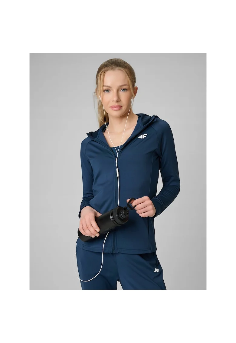 Hanorac sport dama,  de antrenament, uscare rapida, turcoaz