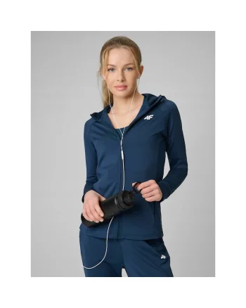 Hanorac sport dama,  de antrenament, uscare rapida, turcoaz