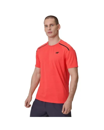 Tricou de antrenament,  tehnologie 4FDry, uscare rapida, rosu, poliester