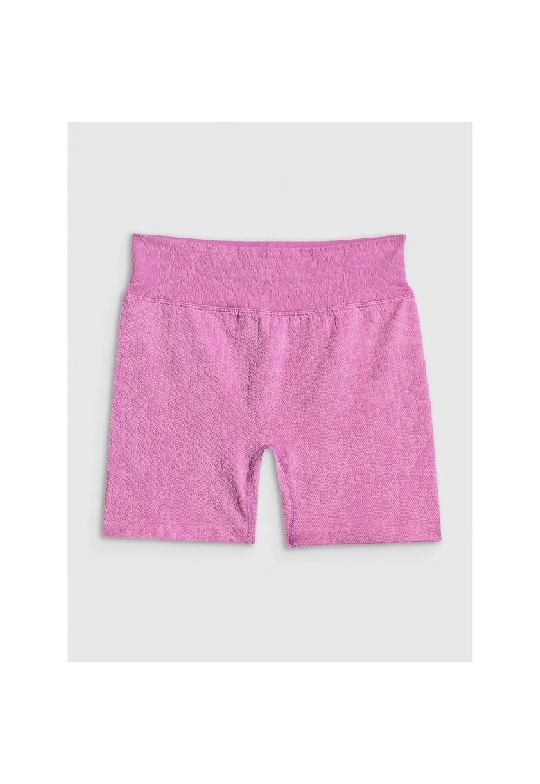 Pantaloni sport dama  pantaloni scurti antrenament, roz, poliester