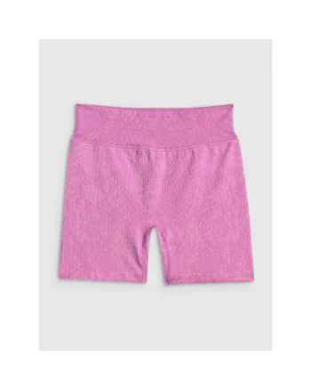 Pantaloni sport dama  pantaloni scurti antrenament, roz, poliester