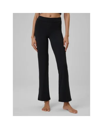 Pantaloni sport dama,  yoga, uscare rapida, negru, talie inalta