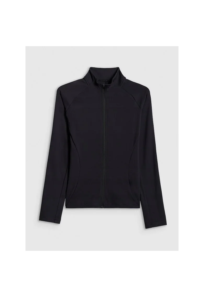 Bluza de sport dama,  din poliester, negru