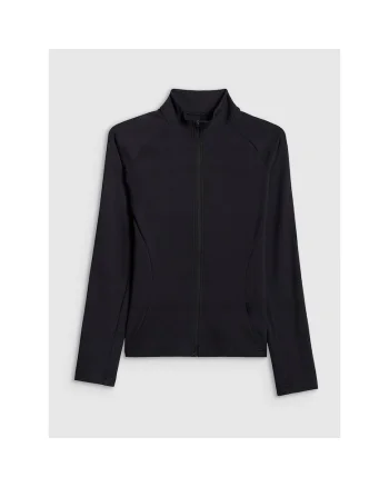 Bluza de sport dama,  din poliester, negru