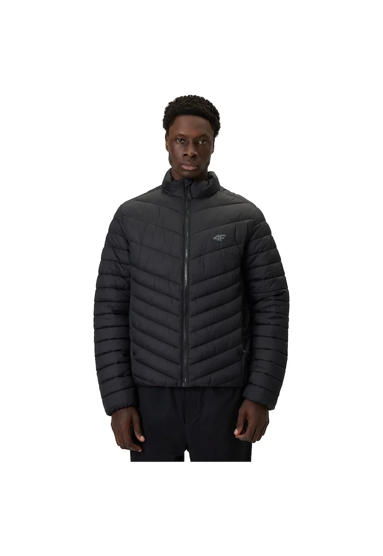 Jacheta sport barbati  neagra, izolata, usoara, hidrofoba