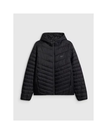 Jacheta sport barbati  neagra, hidrofoba, material reciclat