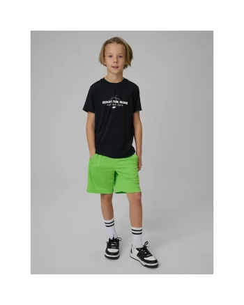 Pantaloni scurti sport  pentru baieti, uscare rapida, talie ajustabila, sintetic