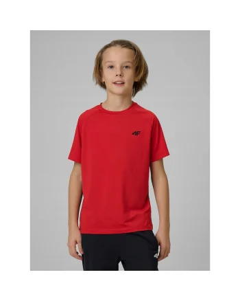 Tricou sport baieti,  portocaliu, tehnologie 4F Dry