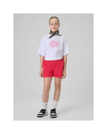 Pantaloni sport copii,  bumbac, roz, pentru fete