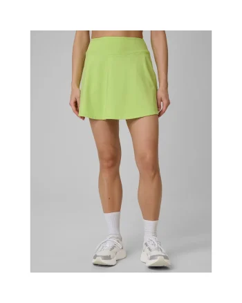 Fusta sport dama  verde, uscare rapida, talie inalta