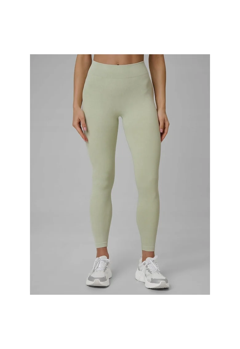 Colanti de antrenament  dama, mulati, fara cusaturi, verde, 4F Dry