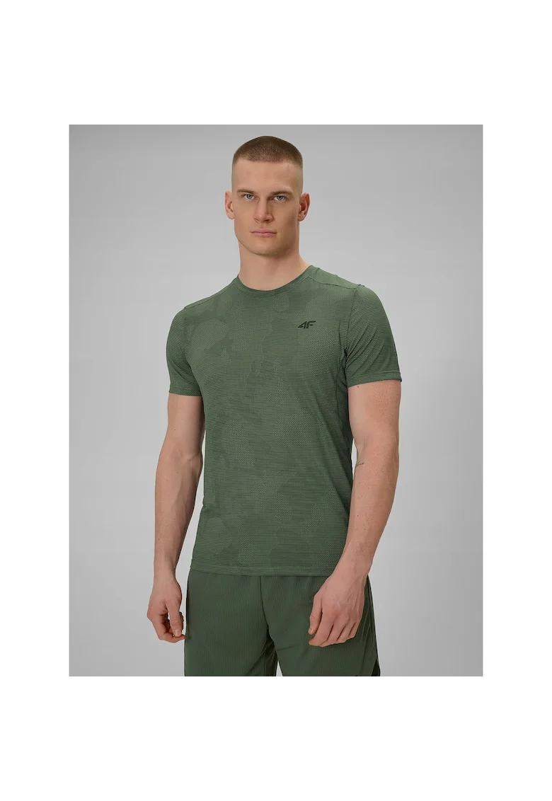 Tricou sport barbati  uscare rapida, kaki,