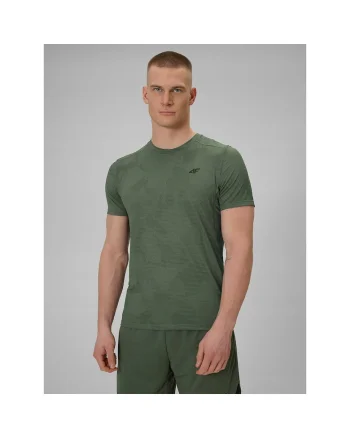Tricou sport barbati  uscare rapida, kaki,