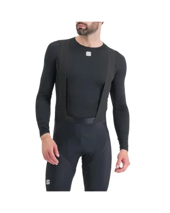 Bluza de corp ciclism barbati  Midweight, Negru