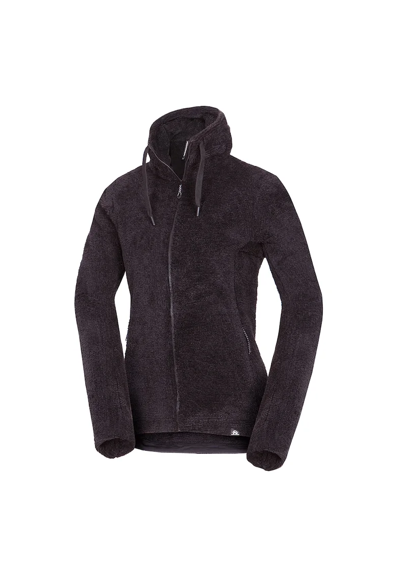 Fleece melange dama Lacy, Negru