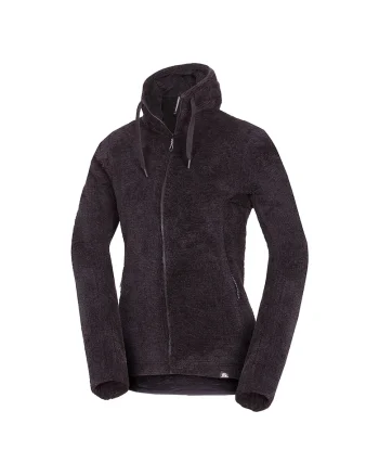 Fleece melange dama Lacy, Negru