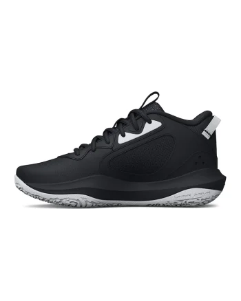 Pantofi unisex low-cut pentru baschet Lockdown 6, Alb/Auriu/Negru