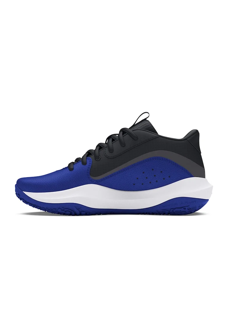 Pantofi Lockdown 7 pentru baschet, Negru/Albastru royal