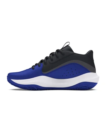 Pantofi Lockdown 7 pentru baschet, Negru/Albastru royal