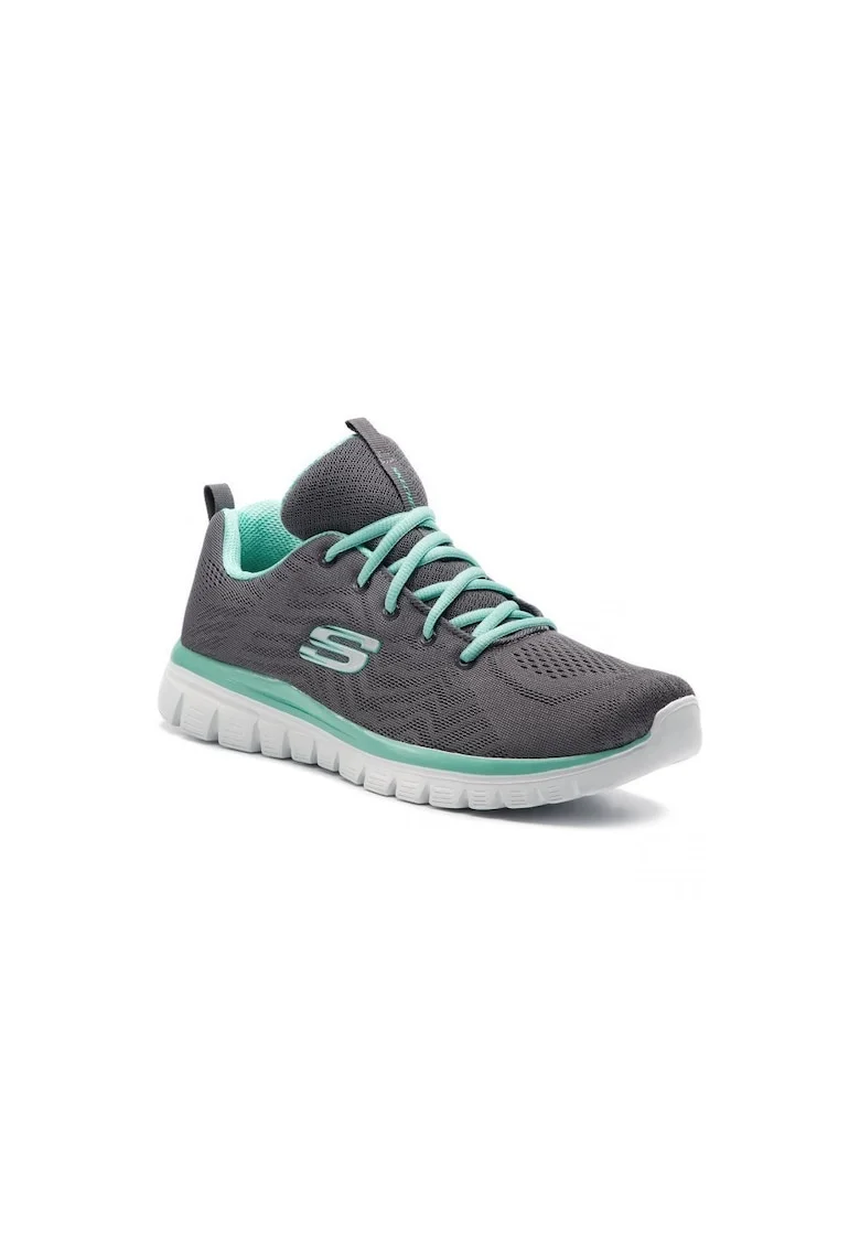 Pantofi sport dama  669271, Textil, Albastru
