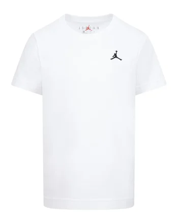 Tricou pentru baschet Jordan Jumpman, Negru stins/Alb optic