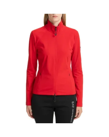 Fleece dama EA7, Rosu